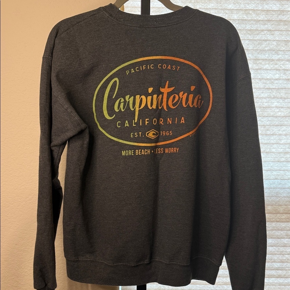 Women’s Gray Long Sleeve Sweater Size S - Picture 2 of 3